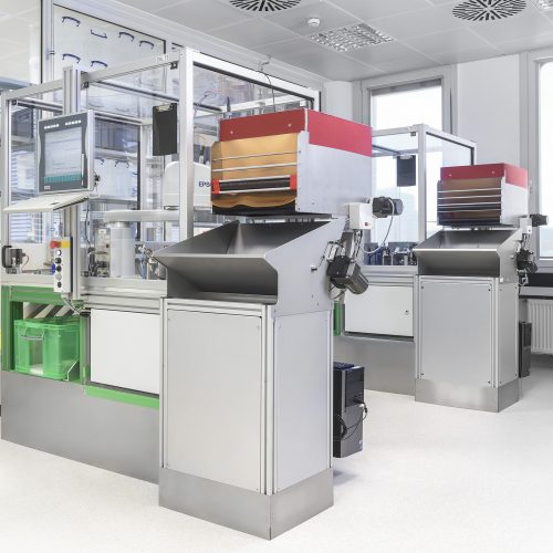 Auswerteraum der Mirion Technologies (AWST) GmbH in München